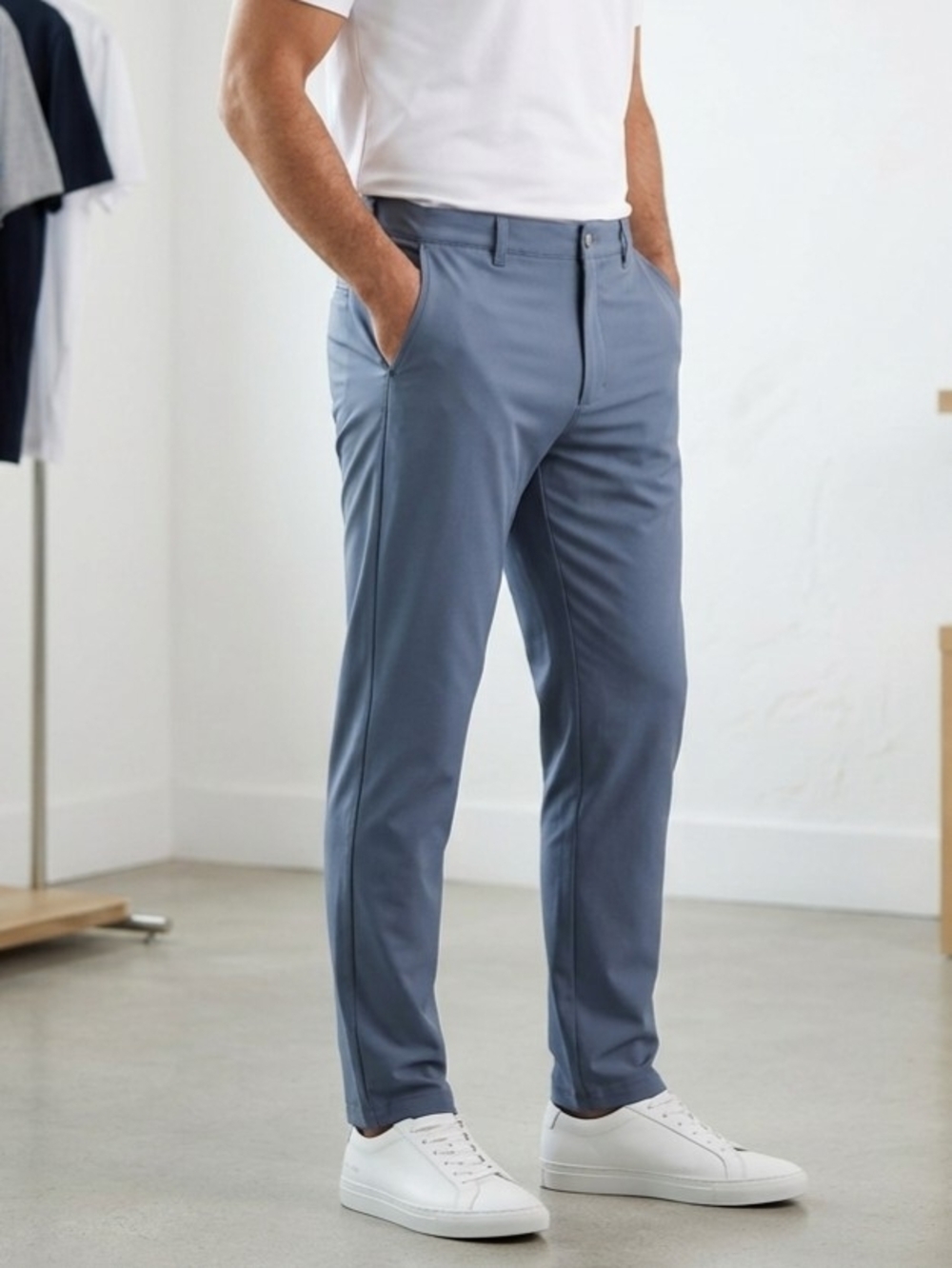 Modern Ambition Men's Golf Pants in Slate Blue Size 40x32